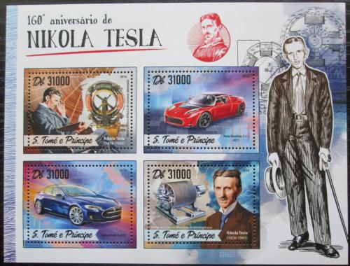 Potov znmky Svt Tom 2016 Nikola Tesla Mi# 6951-54 Kat 12