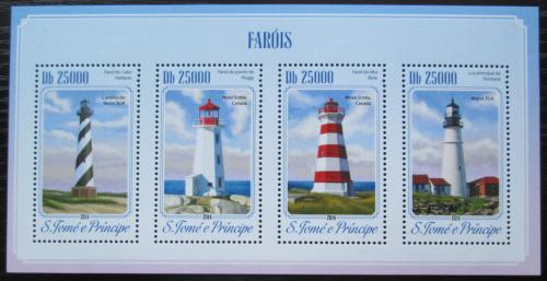 Poštovní známky Svatý Tomáš 2014 Majáky Mi# 5915-18 Kat 10€