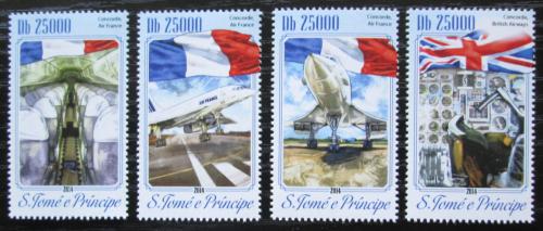Poštové známky Svätý Tomáš 2014 Concorde Mi# 5925-28 Kat 10€