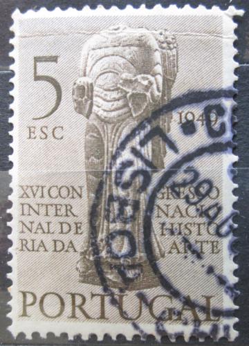 Poštová známka Portugalsko 1949 Antická socha Mi# 739