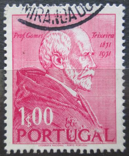 Poštová známka Portugalsko 1952 Gomes Teixeira, matematik Mi# 782