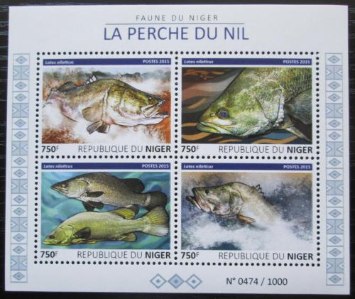 Poštové známky Niger 2015 Ryby øeky Nil Mi# 3751-54 Kat 12€