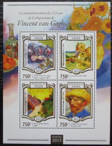Poštové známky Niger 2015 Umenie, Vincent van Gogh Mi# 3335-38 Kat 12€