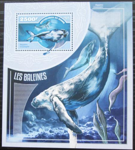 Poštová známka Niger 2014 Ve¾ryby Mi# Block 359 Kat 10€