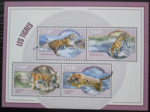 Poštové známky Niger 2014 Tygøi Mi# 3070-73 Kat 12€
