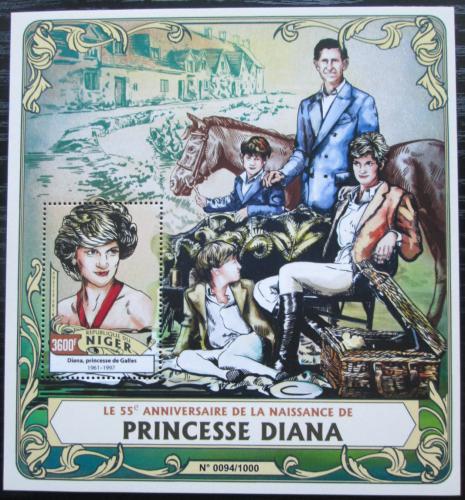 Poštová známka Niger 2016 Princezna Diana Mi# Block 516 Kat 14€