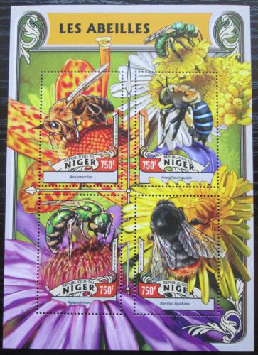 Poštové známky Niger 2016 Vèely Mi# 4227-30 Kat 12€