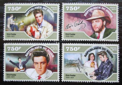 Poštové známky Niger 2014 Elevys Presley Mi# Mi# 3254-57 Kat 12€