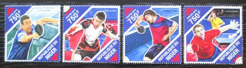 Poštové známky Niger 2015 Stolný tenis Mi# 3947-50 Kat 12€