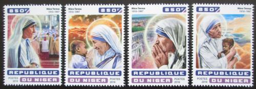 Poštové známky Niger 2016 Matka Tereza Mi# 4652-55 Kat 13€