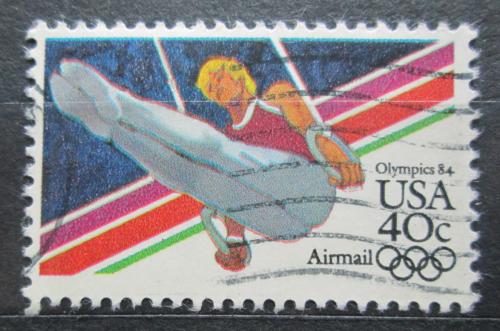 Poštová známka USA 1983 LOH Los Angeles, gymnastika Mi# 1623 A