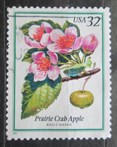 Poštová známka USA 1998 Prérijní crabapple Mi# 2941