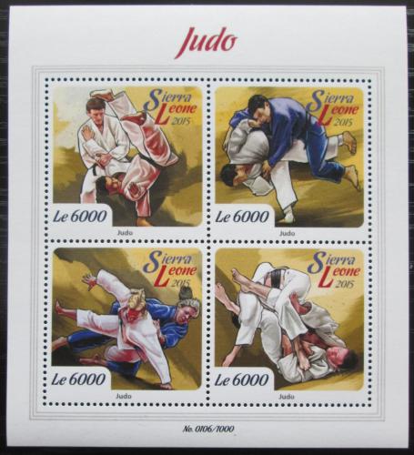 Poštové známky Sierra Leone 2015 Judo Mi# 6738-41 Kat 11€