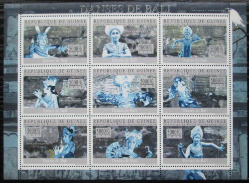 Poštové známky Guinea 2010 Balijský tanec Mi# 7269-77 Kat 18€