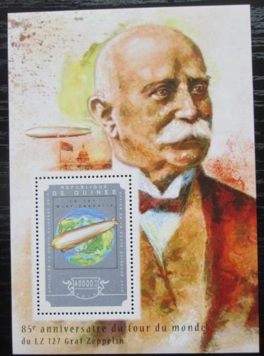 Poštová známka Guinea 2014 Zeppelin LZ 127 Mi# Block 2459 Kat 16€