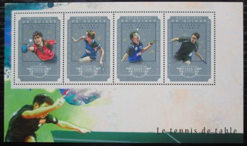 Poštové známky Guinea 2014 Stolný tenis Mi# 10877-80 Kat 20€