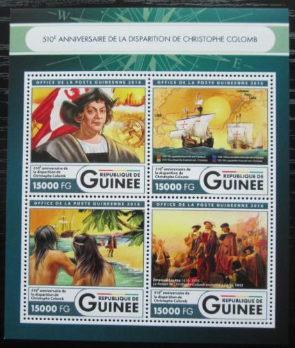Poštové známky Guinea 2016 Krištof Kolumbus Mi# 12076-79 Kat 24€