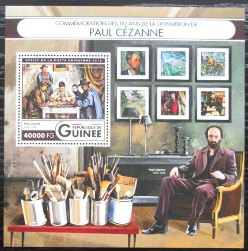Poštová známka Guinea 2016 Umenie, Paul Cézanne Mi# Block 2693 Kat 16€ 