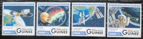 Potov znmky Guinea 2016 Mezinrodn vesmrn stanice Mi# 12106-09 Kat 24