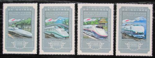 Poštové známky Guinea 2014 Moderní lokomotívy Mi# 10897-10900 Kat 20€