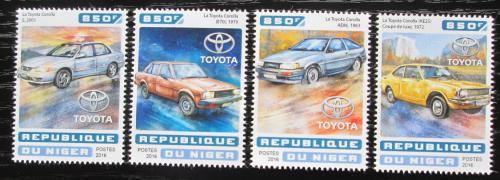 Potov znmky Niger 2016 Toyota Corolla Mi# 4672-75 Kat 13 - zvi obrzok