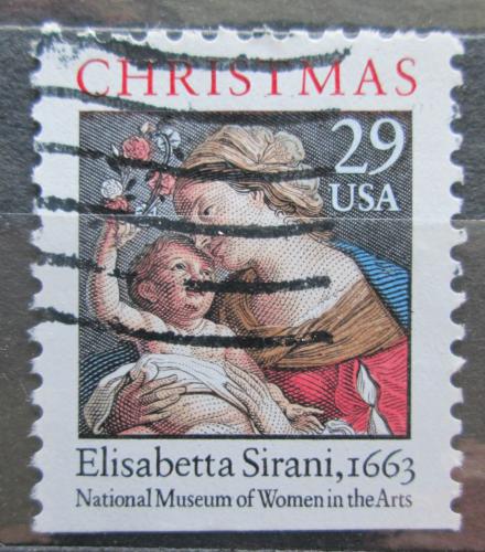 Potov znmka USA 1994 Vianoce, umenie, Elisabetta Sirani Mi# 2526 D
