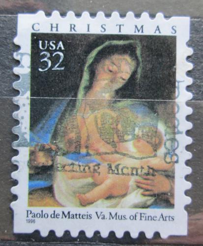 Potov znmka USA 1996 Vianoce, umenie, Paolo de Matteis Mi# 2798