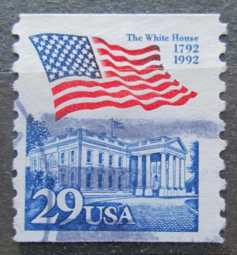 Potov znmka USA 1992 Vlajka a Bl dm Mi# 2213 - zvi obrzok