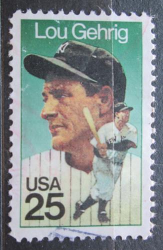 Poštová známka USA 1989 Henry Louis „Lou“ Gehrig, baseball Mi# 2043