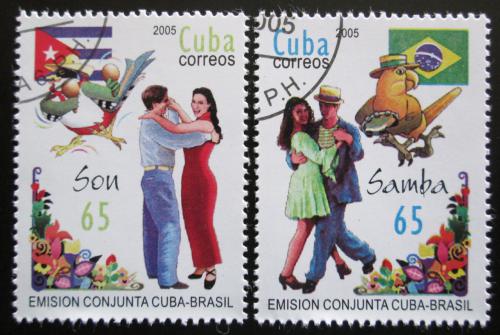 Potov znmky Kuba 2005 Tanec Mi# 4698-99 - zvi obrzok