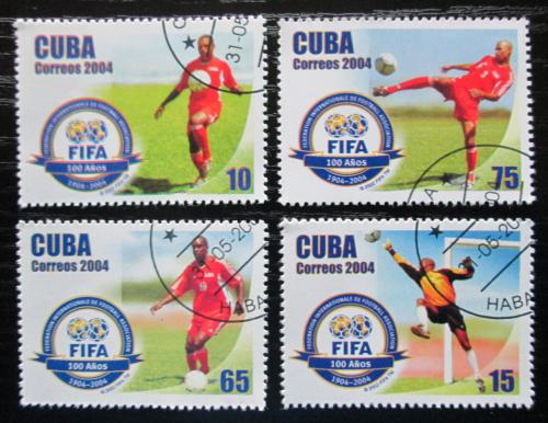 Potov znmky Kuba 2004 FIFA, 100. vroie Mi# 4612-15