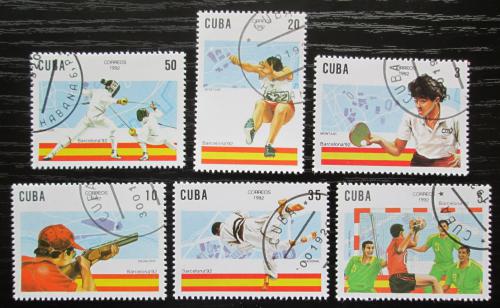 Poštové známky Kuba 1992 LOH Barcelona Mi# 3547-52