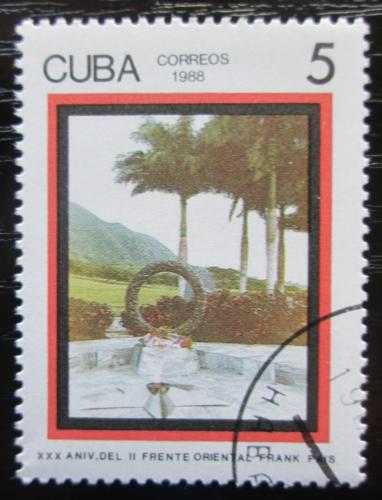 Potov znmka Kuba 1988 Pamtnk Frank-Pas Mi# 3165