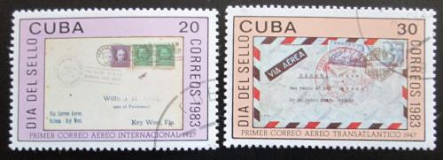 Potov znmky Kuba 1983 Den znmek Mi# 2738-39 - zvi obrzok