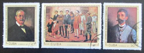 Potov znmky Kuba 1971 Umenie Mi# 1730-32 - zvi obrzok