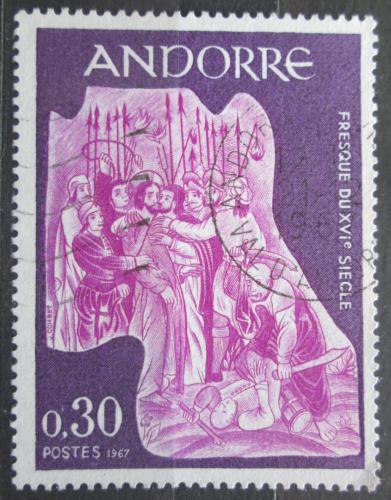 Poštová známka Andorra Fr. 1967 Freska Mi# 205