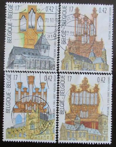 Poštové známky Belgicko 2000 Kostely Mi# 2977-80