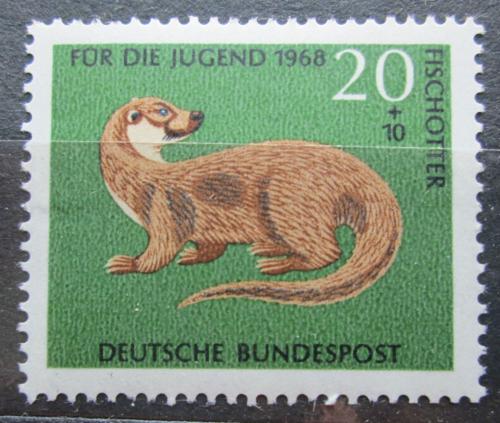 Poštová známka Nemecko 1968 Vydra øíèní Mi# 550