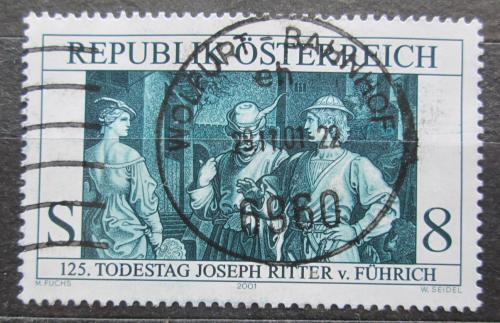 Poštová známka Rakúsko 2001 Joseph Ritter von Führich, malíø Mi# 2354