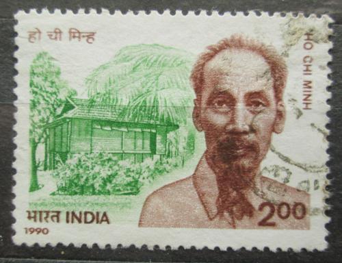 Poštová známka India 1990 Ho Èi Min Mi# 1254