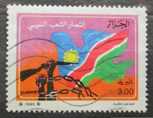 Poštová známka Alžírsko 1990 Boj namíbijského lidu Mi# 1028