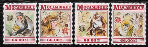 Potov znmky Mozambik 2015 nsk nov rok, rok opice Mi# 8269-72 Kat 15