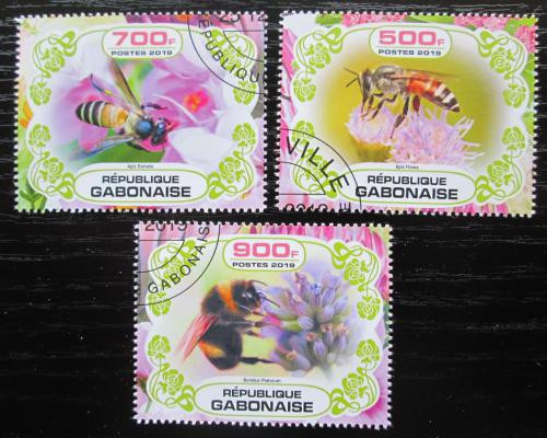 Poštové známky Gabon 2019 Vèely Mi# N/N