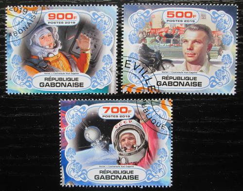 Poštové známky Gabon 2019 Prieskum vesmíru, Jurij Gagarin Mi# N/N