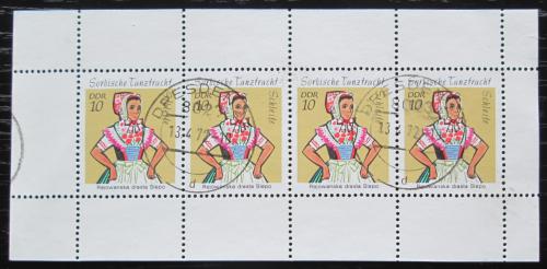Poštovní známky DDR 1971 Lužický taneèní kroj Mi# 1723 Bogen