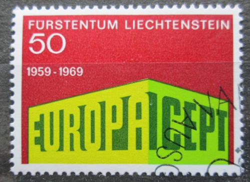 Poštová známka Lichtenštajnsko 1969 Európa CEPT Mi# 507