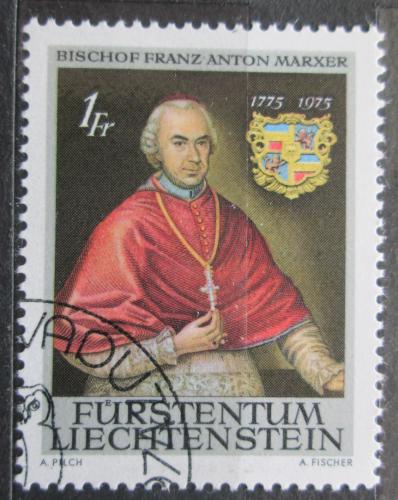 Potov znmka Lichtentajnsko 1974 Biskup Franz Anton Marxer Mi# 613 - zvi obrzok
