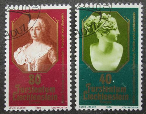 Poštové známky Lichtenštajnsko 1980 Európa CEPT, slavné ženy Mi# 741-42
