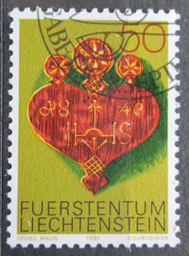 Poštová známka Lichtenštajnsko 1980 Staré alpské náøadí Mi# 748