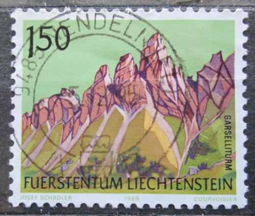 Poštová známka Lichtenštajnsko 1989 Garsellitürme Mi# 977